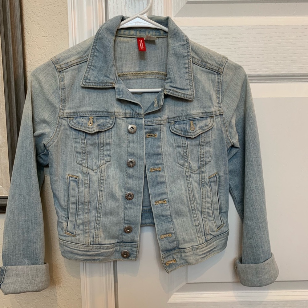 H&M Crop Denim Jacket